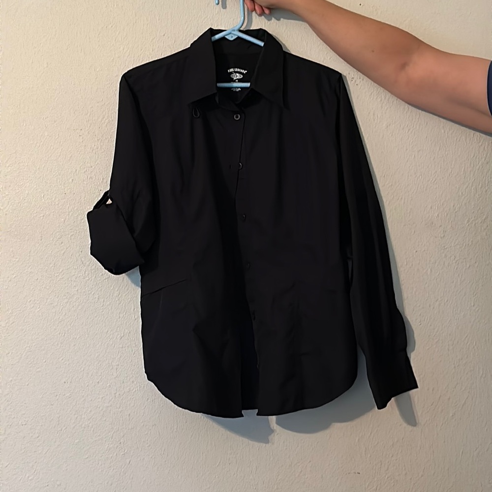 Reel Legend button up, women’s medium, black